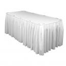 Flounce White Pleated